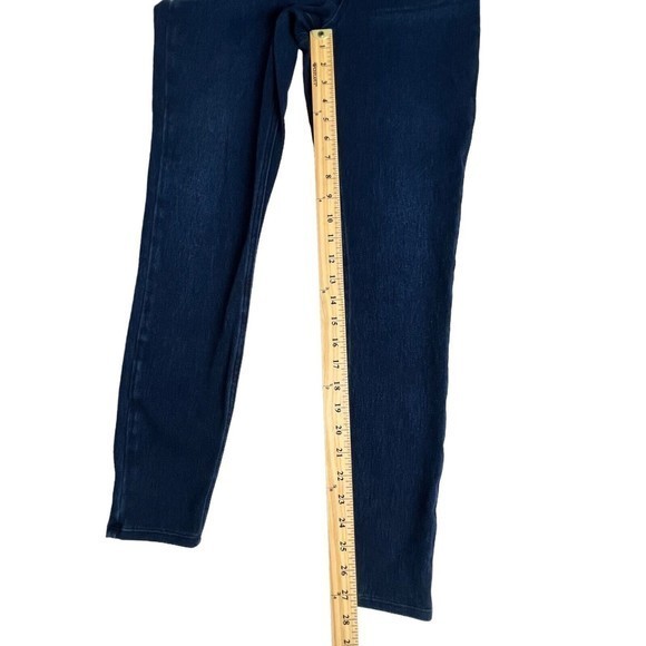 Spanx Womens‎ Dark Wash High Rise Pull On Skinny Stretch Jeans Small - Picture 5 of 8
